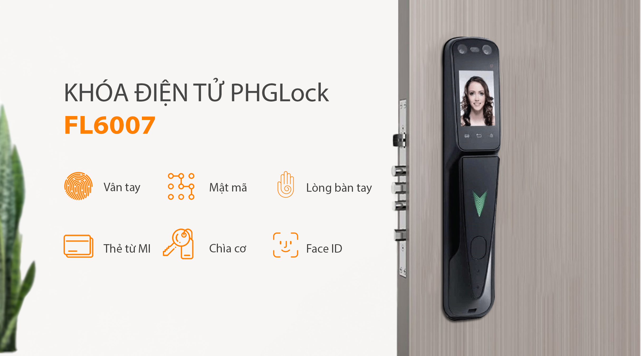 Phương thức mở khóa của PHGlock FL6007