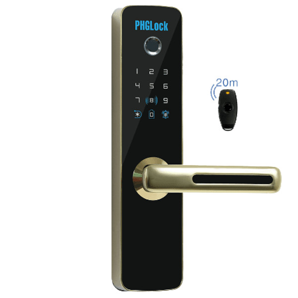 ảnh sản phẩm Khóa điện tử PHGlock FP7153W Gold Remote