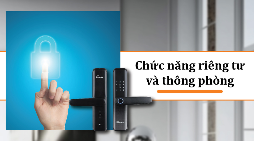 Demax SL268 BN APP Wifi - Chức năng riêng tư và thông phòng