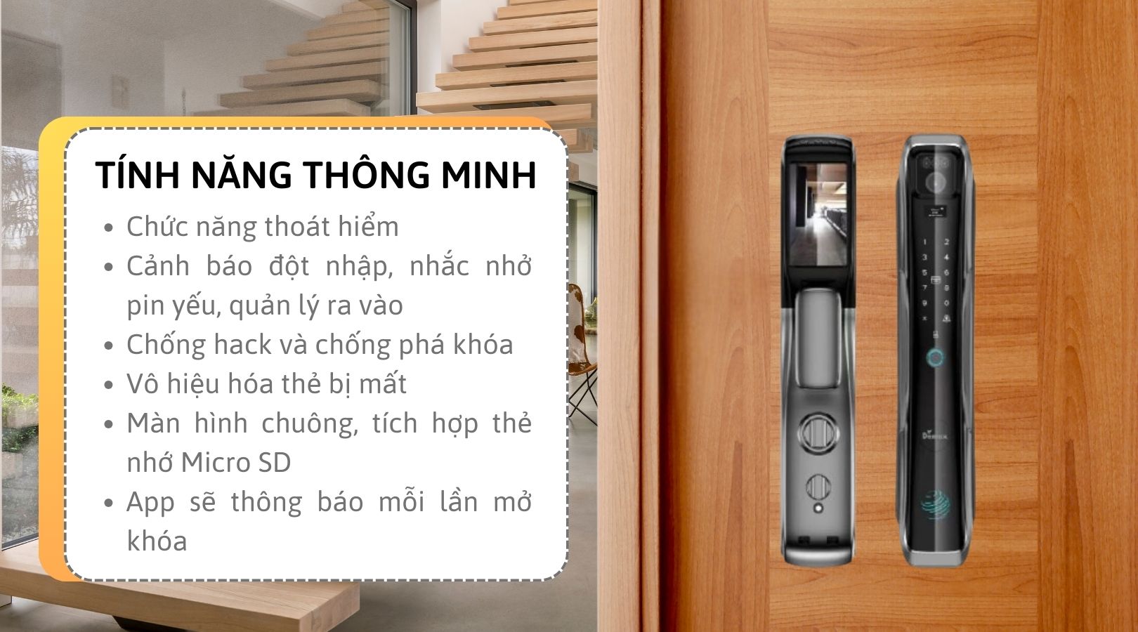 Tính năng đặc biệt của Face ID - 3D Demax SL918 GS App Wifi