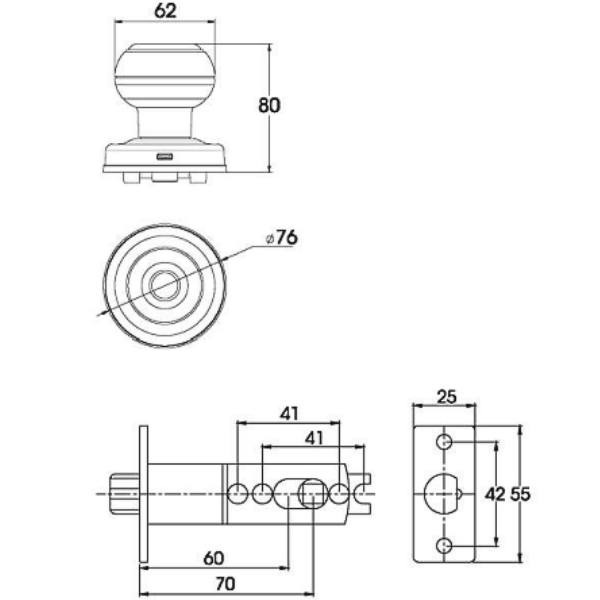 ảnh sản phẩm Khóa điện tử Demax SL106 BL