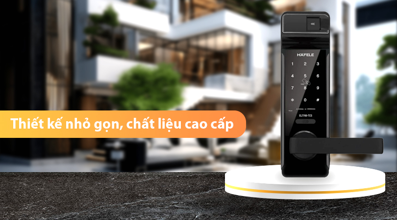 Thiết kế nhỏ gọn, chất liệu cao cấp