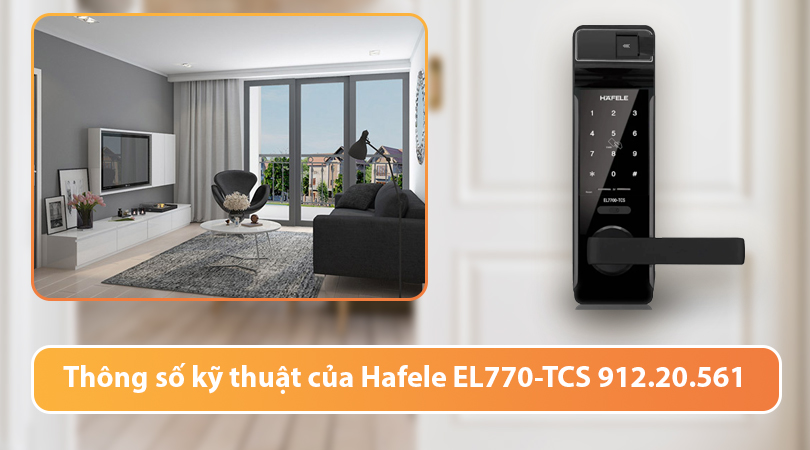 Thông số kỹ thuật của Hafele EL770-TCS 912.20.561