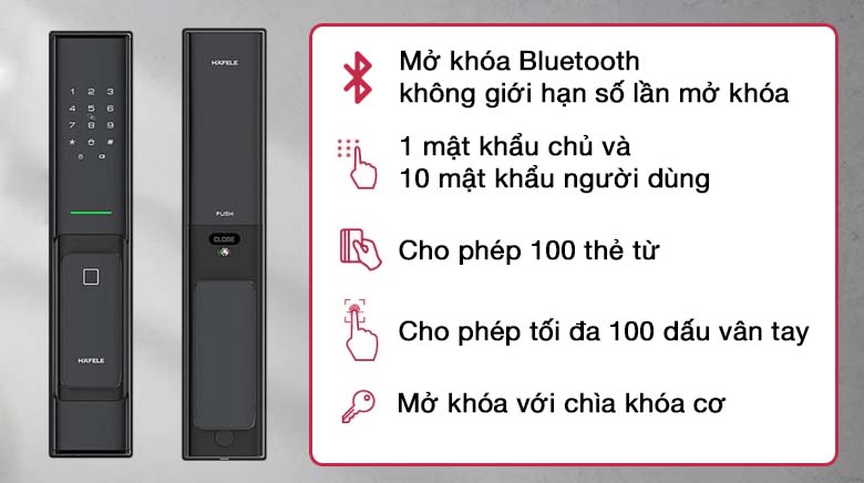 Khóa điện tử Hafele PP8100 912.20.260