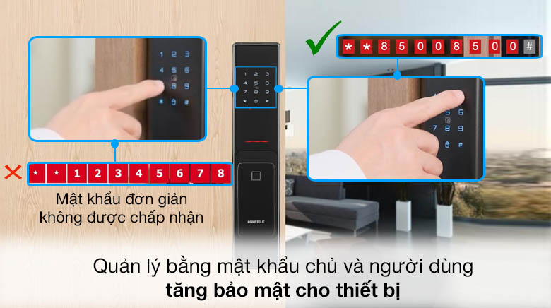 Khóa điện tử Hafele PP8100 912.20.260