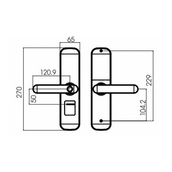 ảnh sản phẩm Khóa điện tử Kassler KL-668