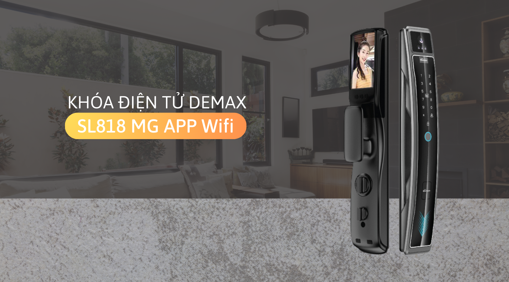 Tính năng của khóa Demax SL818 MG APP Wifi