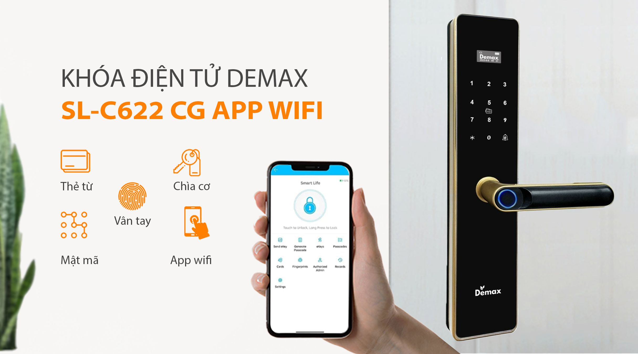 Cách mở khóa Demax SL C622 CG APP Wifi