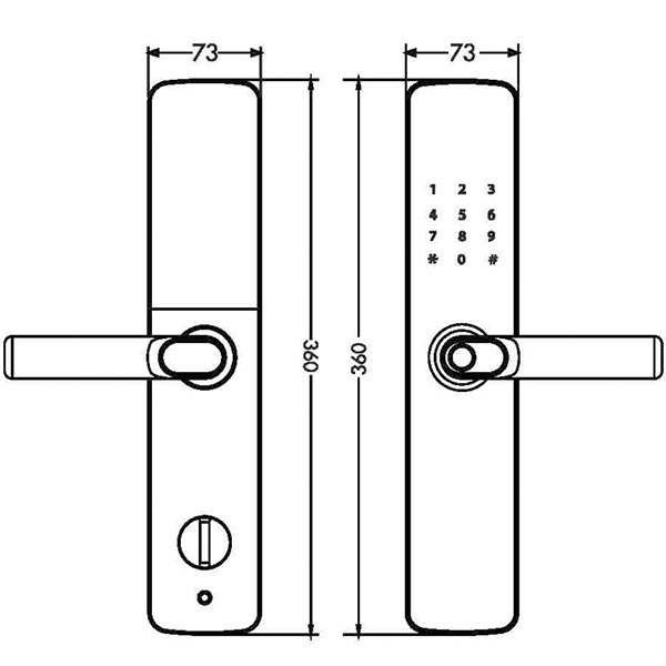 ảnh sản phẩm Khóa vân tay Kassler KL-600 PC APP