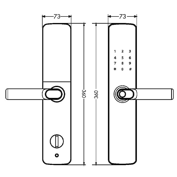 ảnh sản phẩm Khóa vân tay Kassler KL-600 PG APP