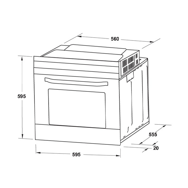 ảnh sản phẩm Lò nướng Hafele HO-2KT65A 538.61.441