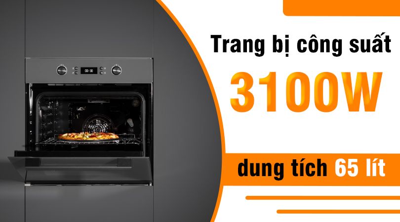 Dung tích rộng rãi và công suất lớn