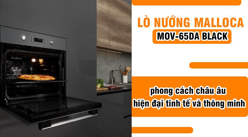 Lò nướng Malloca MOV-65DA Black