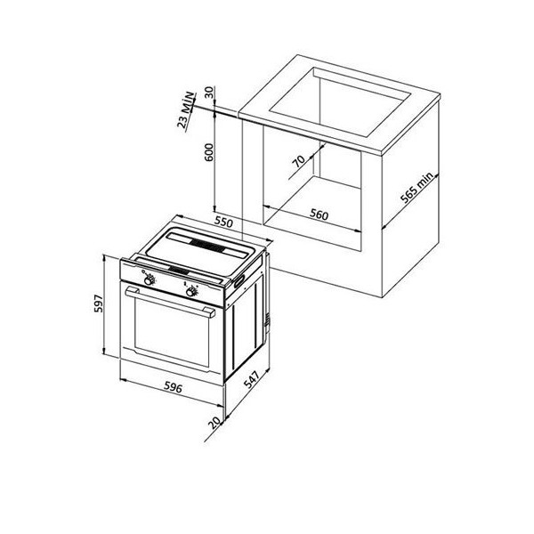 ảnh sản phẩm Lò nướng Teka FSO 40M 40901001