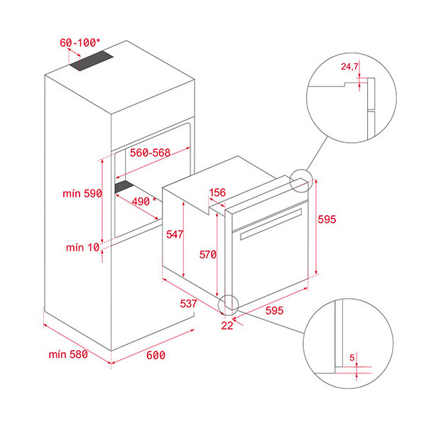 ảnh sản phẩm Lò nướng Teka HLB 860 41560090