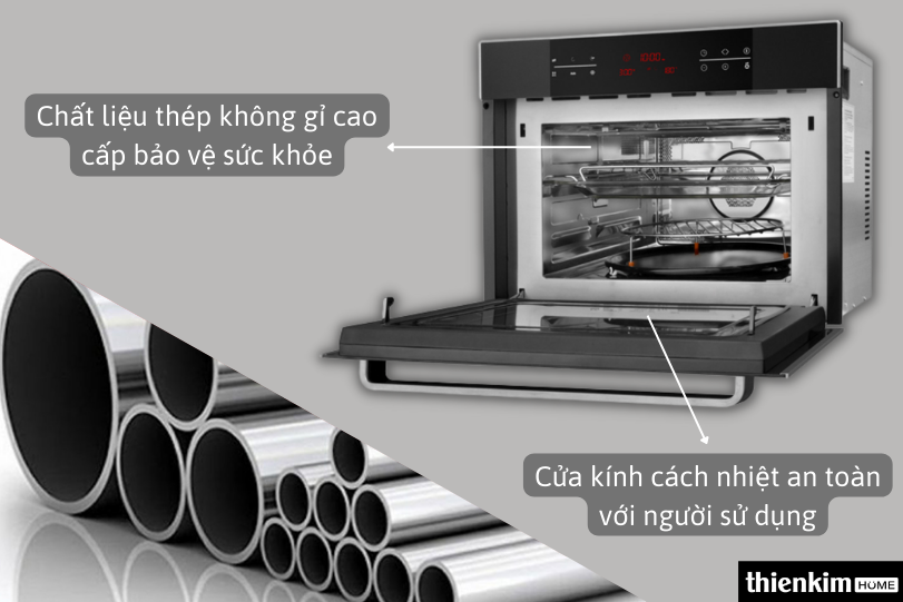 Lò vi sóng kết hợp nướng Hafele HO-KT45B 535.02.731 chất liệu cao cấp