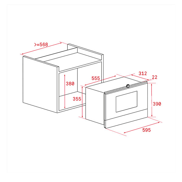 ảnh sản phẩm Lò vi sóng Teka MS 620 BIS 40584010