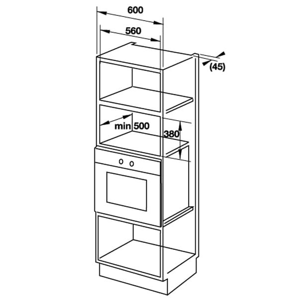 ảnh sản phẩm Lò Vi Sóng Kết Hợp Nướng HW-F23B Hafele 538.31.270