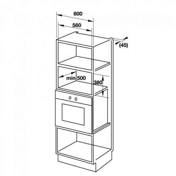 ảnh sản phẩm Lò vi sóng kết hợp nướng Hafele HM-B38A 535.34.000