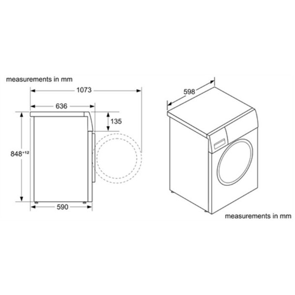 ảnh sản phẩm Máy Giặt Sấy Bosch HMH.WNA14400SG - Serie 4