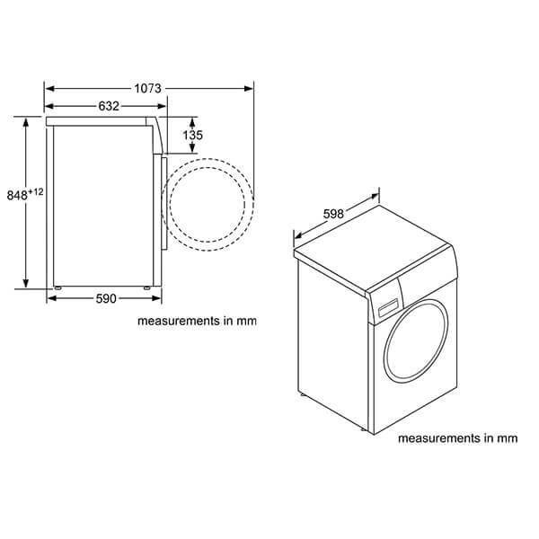 ảnh sản phẩm Máy giặt Bosch HMH.WAX32M40SG - Serie 8