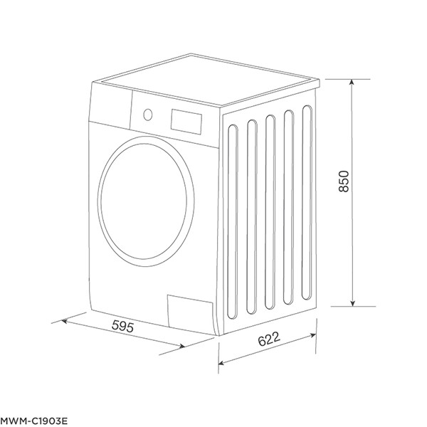 ảnh sản phẩm Máy giặt Malloca MWM-C1903E