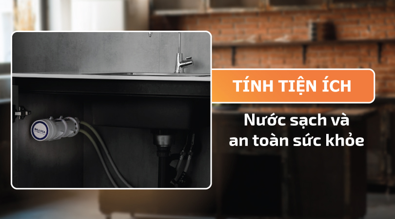 Bộ Lọc Nước Malloca MPC-5KCB - Tính tiện ích