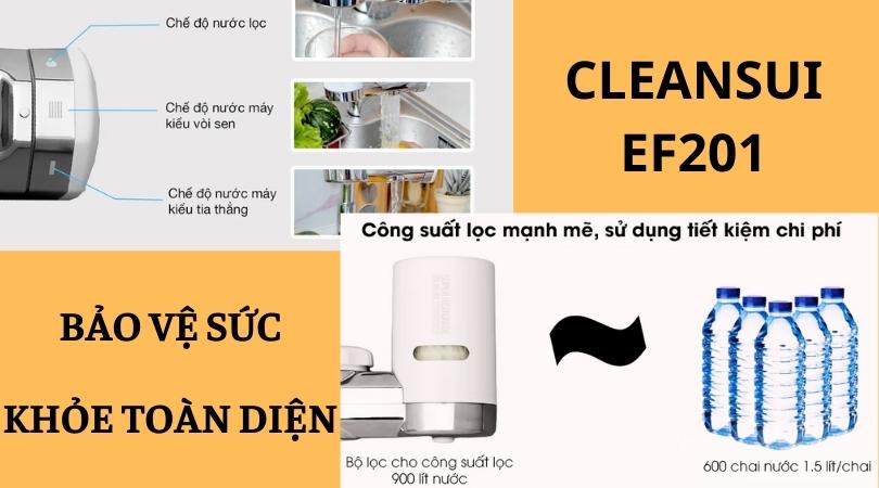 Máy lọc nước CleanSui EF201 bảo vệ sức khỏe