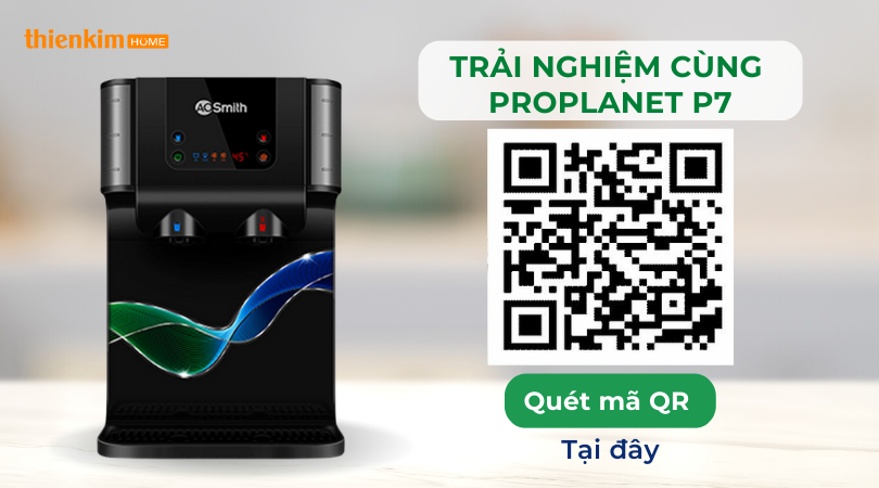 Máy lọc nước RO AOSmith Proplanet P7 mã QR