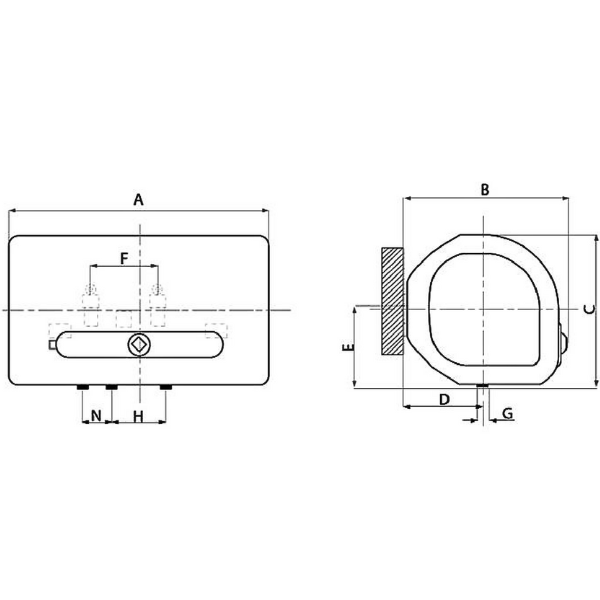 ảnh sản phẩm Máy nước nóng Ferroli QQ AE 50L