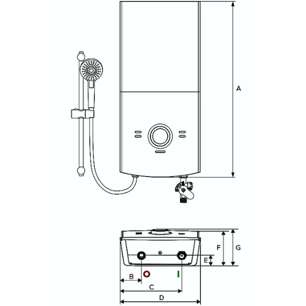 ảnh sản phẩm Máy nước nóng trực tiếp Ariston Aures Premium 4.5