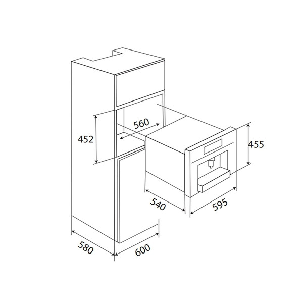 ảnh sản phẩm Máy pha cà phê Kaff KF-CFN5945IN