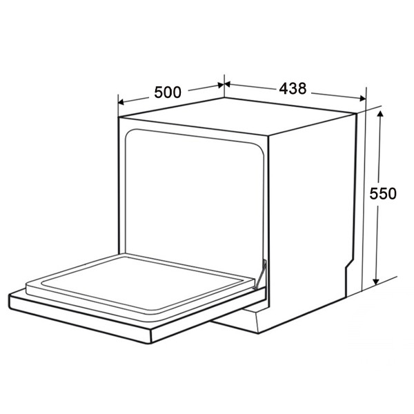 ảnh sản phẩm Máy rửa chén âm tủ KAFF KF-W8001EU