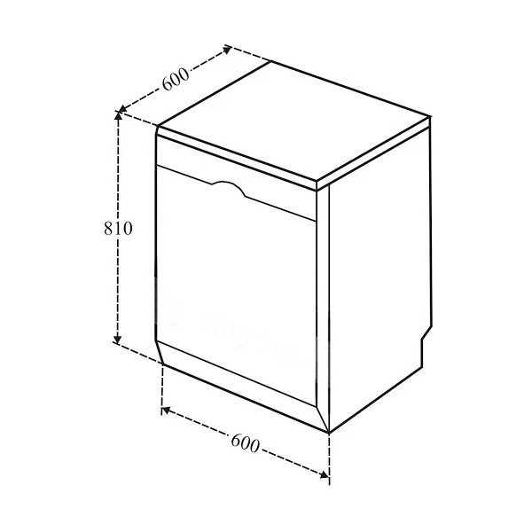 ảnh sản phẩm Máy rửa chén độc lập Kaff KF-BDWSI12.6