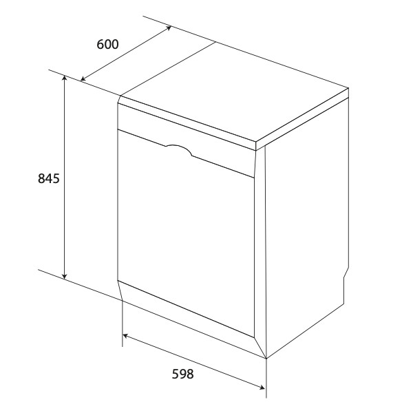 ảnh sản phẩm Máy rửa chén KAFF KF-S906TFT