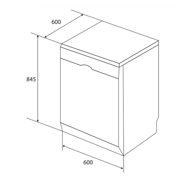 ảnh sản phẩm Máy rửa chén KAFF KF-W60C3A401L