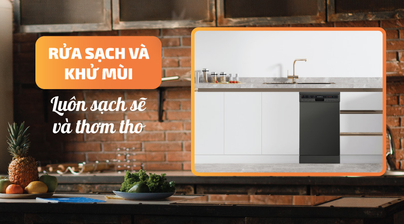 Máy rửa chén Malloca MDW10-BS08FS - Luôn sạch sẻ và thơm tho