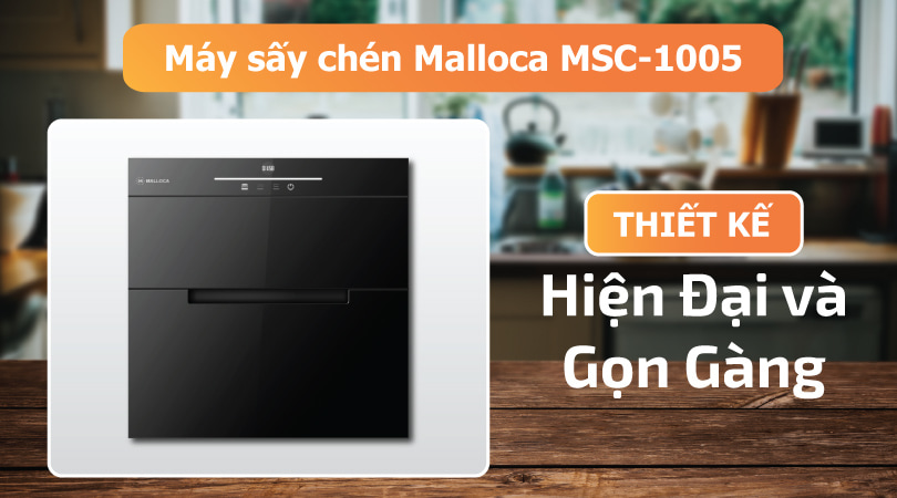 ảnh sản phẩm Máy sấy chén Malloca MSC-1005