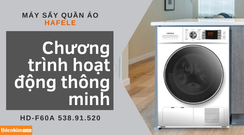 Máy sấy 8kg Hafele HD-F60A 538.91.520 thông minh