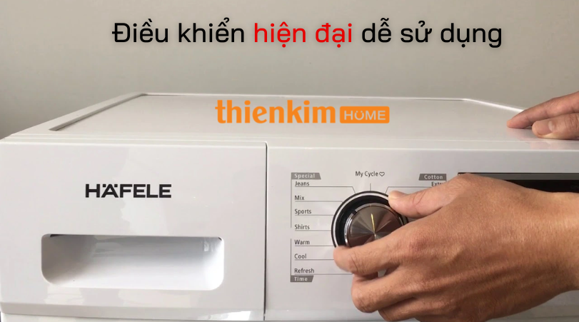 Máy sấy 8kg Hafele HD-F60A 538.91.520 điều khiển hiện đại