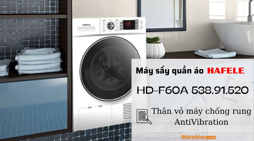 Máy sấy 8kg Hafele HD-F60A 538.91.520 hiện đại 