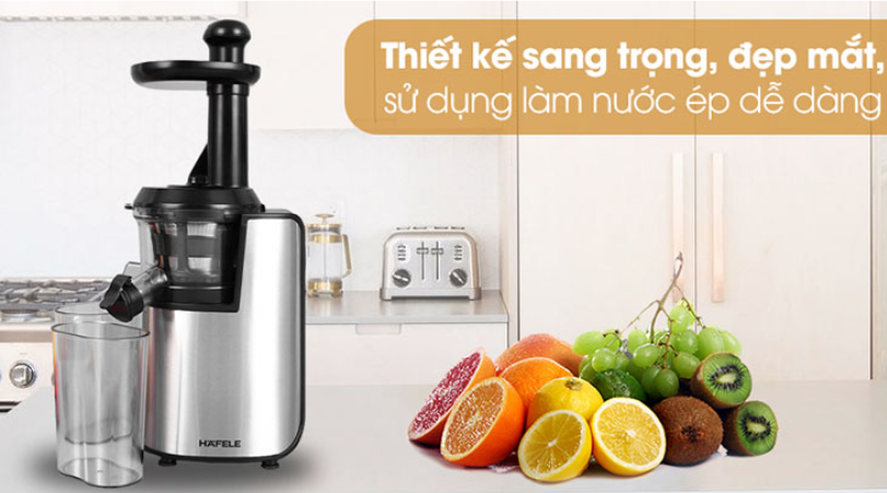 Thiết kế sang trọng đẹp mắt sử dụng làm nước em dễ dàng Máy ép chậm Hafele 535.43.811