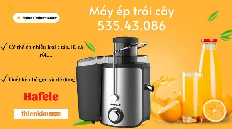 Thiết kế nhỏ gọn Máy ép trái cây Hafele 535.43.086