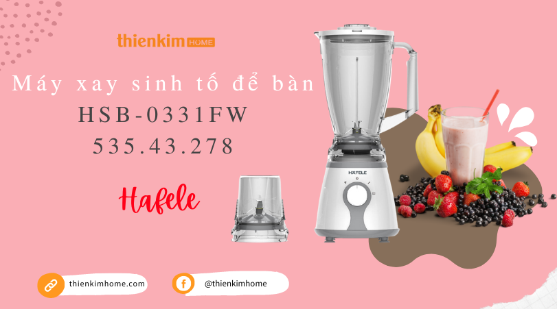 Hình ảnh Máy xay sinh tố để bàn Hafele HSB-0331FW 535.43.278