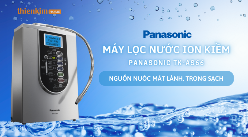 Máy lọc nước ion kiềm Panasonic TK-AS66