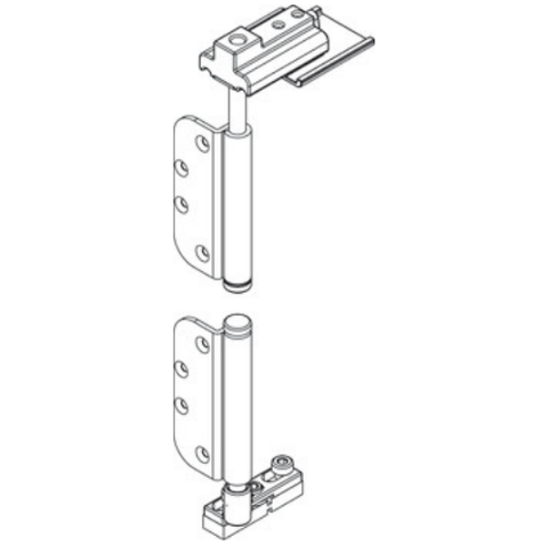 ảnh sản phẩm Bộ treo trục xoay mộng rời Hafele 943.34.004