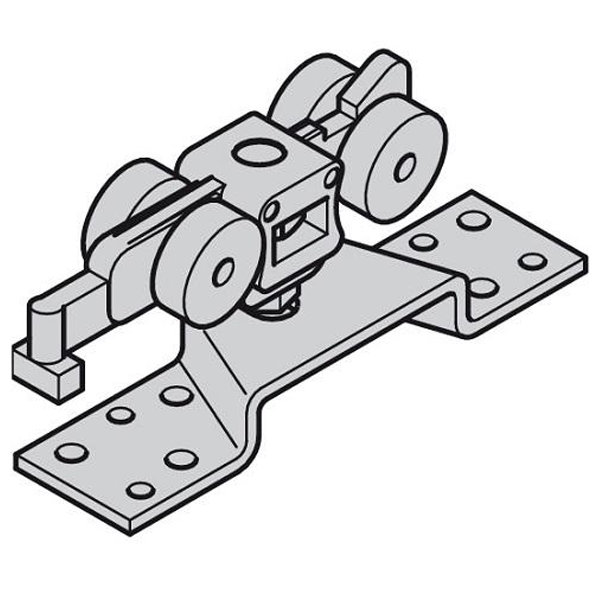 ảnh sản phẩm Bánh xe trượt 160 kg Hafele 941.62.013