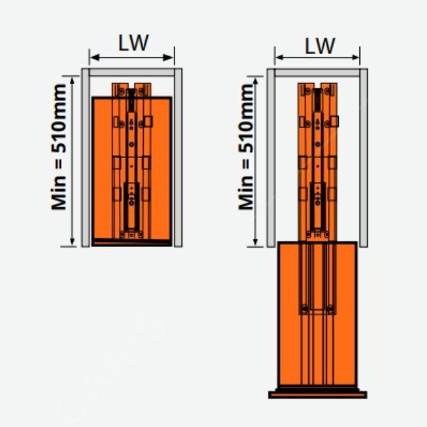 ảnh sản phẩm Tủ đồ khô Garis MS6.40GA