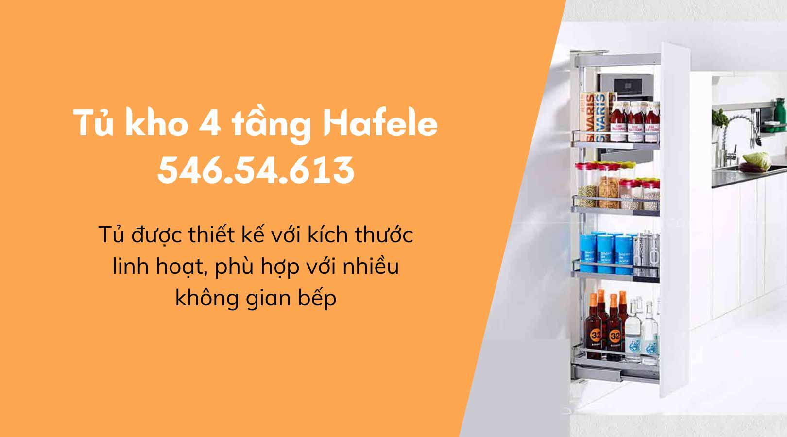 Đặc điểm nổi bật của tủ kho 4 tầng Hafele 546.54.613