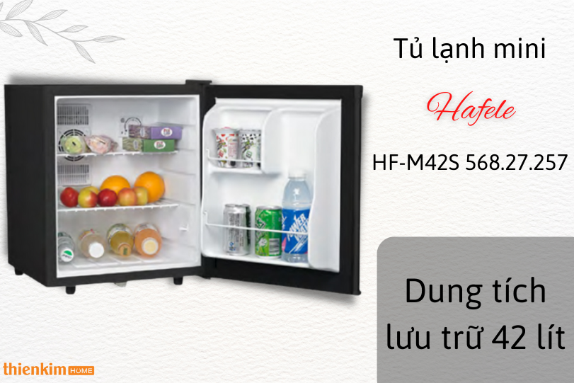 Tủ lạnh Hafele HF-M42S 568.27.257 sức chưa lớn